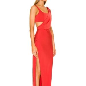 NBD Revolve Dress Elegant Red Evening Dress